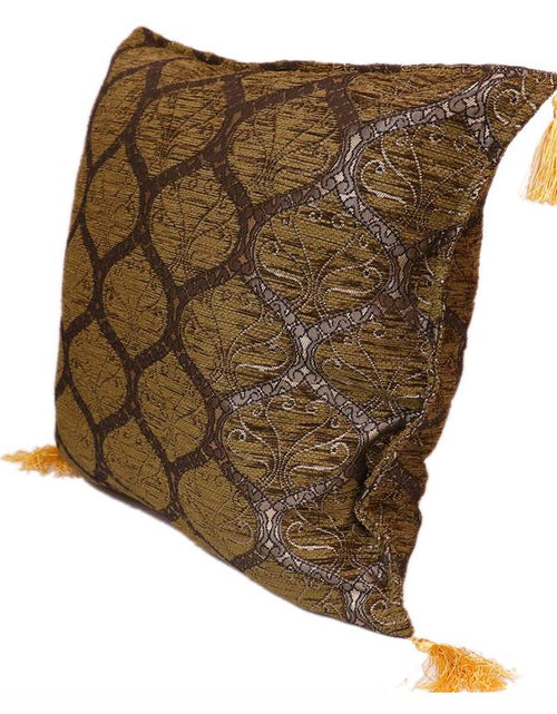 Load image into Gallery viewer, Trellis Myrtus Chenille Decorative Contemporary Turkish Pillow by Bareens Designer Rugs
