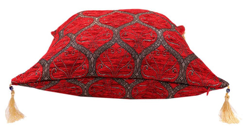 Load image into Gallery viewer, Trellis Myrtus Chenille Decorative Contemporary Turkish Pillow by Bareens Designer Rugs
