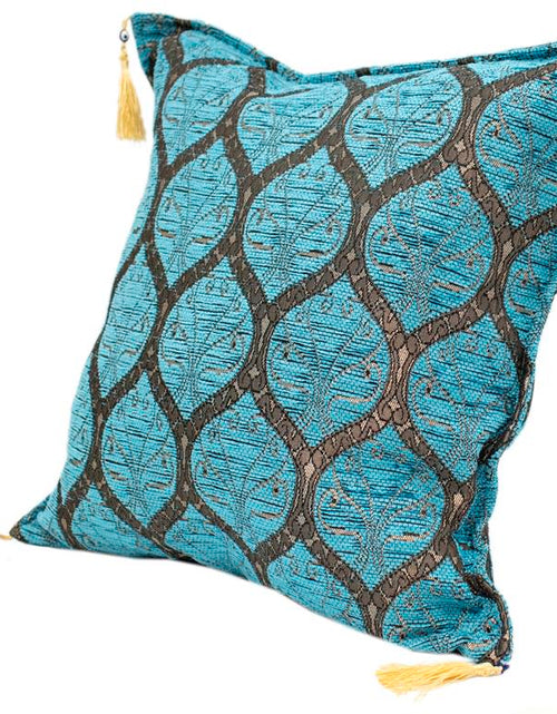 Load image into Gallery viewer, Trellis Myrtus Chenille Decorative Contemporary Turkish Pillow by Bareens Designer Rugs
