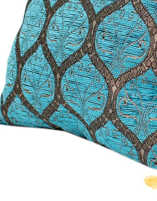 Load image into Gallery viewer, Trellis Myrtus Chenille Decorative Contemporary Turkish Pillow by Bareens Designer Rugs
