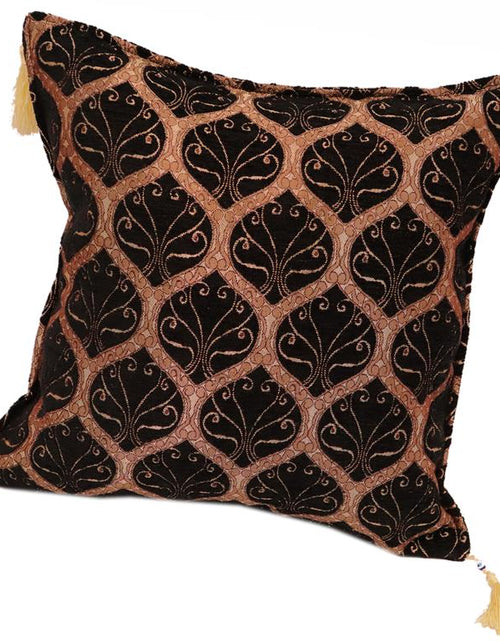 Load image into Gallery viewer, Trellis Myrtus Chenille Decorative Contemporary Turkish Pillow by Bareens Designer Rugs
