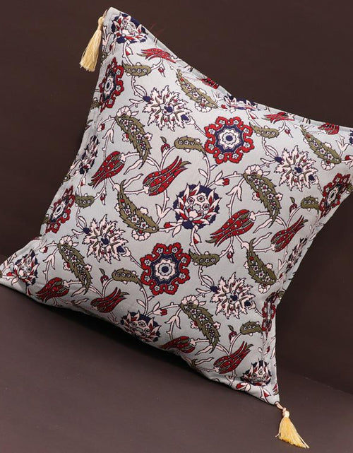 Load image into Gallery viewer, Amelia Mangolia Chenille Turkish Decorative Pillow by Bareens Designer Rugs
