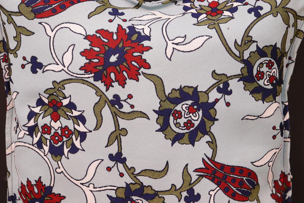 Amelia Mangolia Chenille Turkish Decorative Pillow by Bareens Designer Rugs