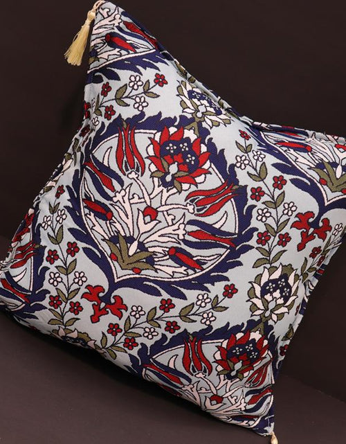 Load image into Gallery viewer, Amelia Mangolia Chenille Turkish Decorative Pillow by Bareens Designer Rugs
