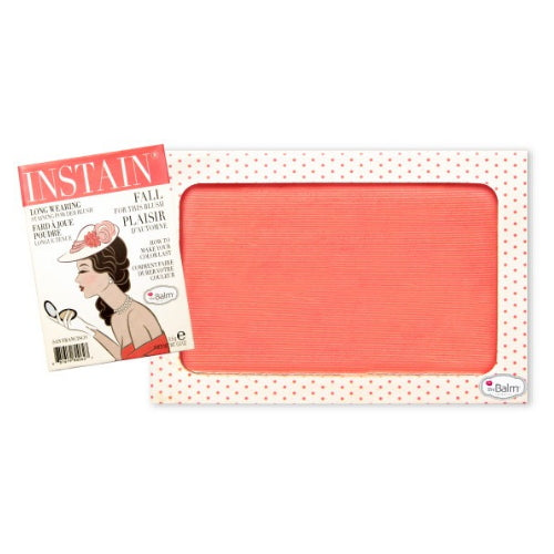 Load image into Gallery viewer, theBalm Instain Long-Wearing Powder Staining Blush - Swiss Dot Peach
