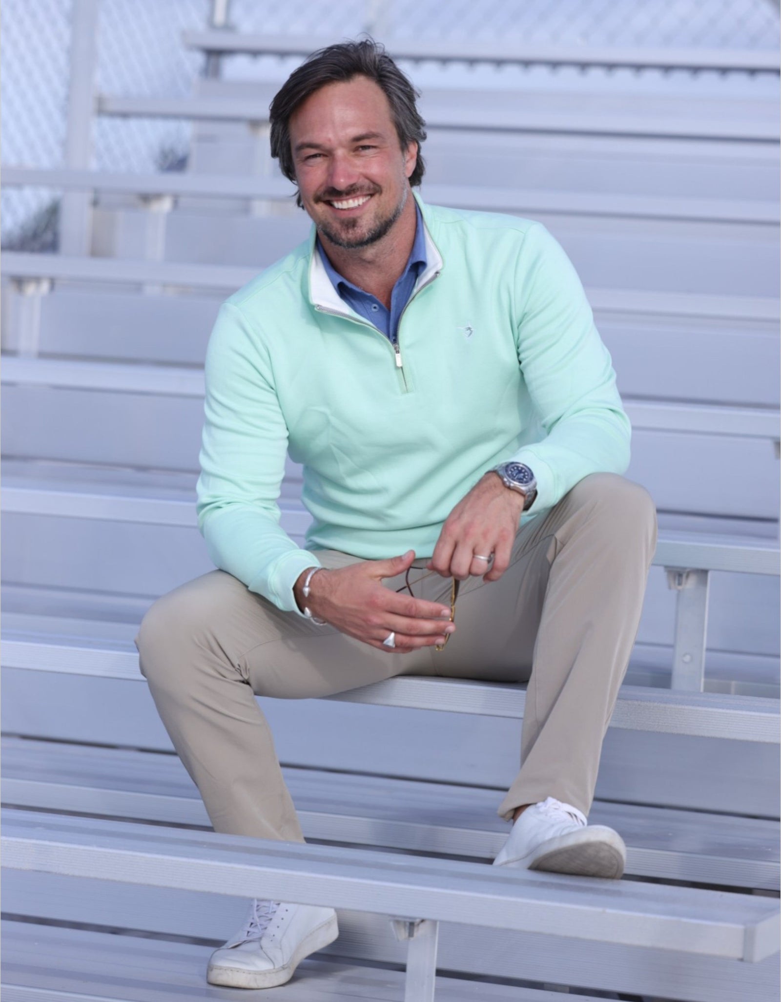 Turnberry Quarter Zip Smooth Knit