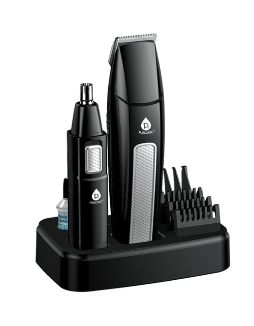 Load image into Gallery viewer, Mario Lopez Mens Grooming Kit , Designed for Hair, Beard, Nose &amp; Ear Grooming, 10 Piece Grooming Kit by Pursonic
