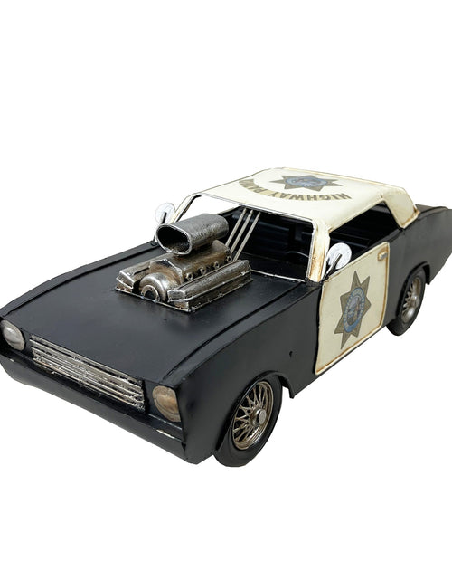 Load image into Gallery viewer, Police Hot Rod Metal Model by Peterson Housewares &amp; Artwares

