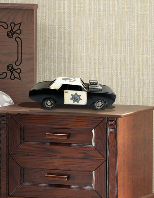 Load image into Gallery viewer, Police Hot Rod Metal Model by Peterson Housewares &amp; Artwares
