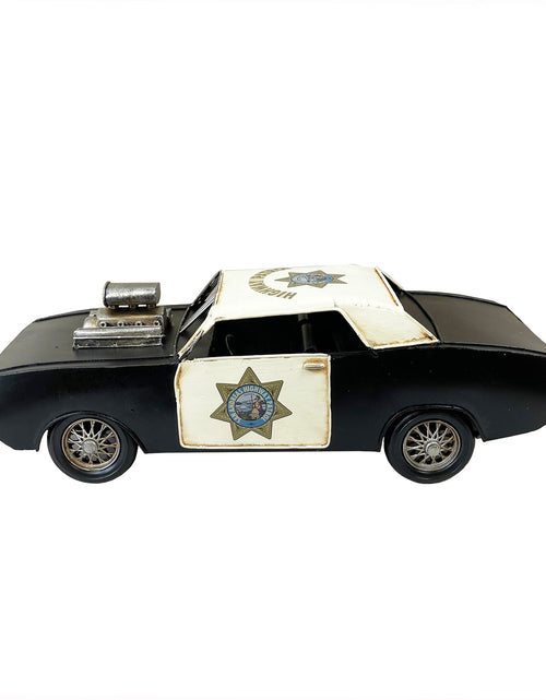 Load image into Gallery viewer, Police Hot Rod Metal Model by Peterson Housewares &amp; Artwares
