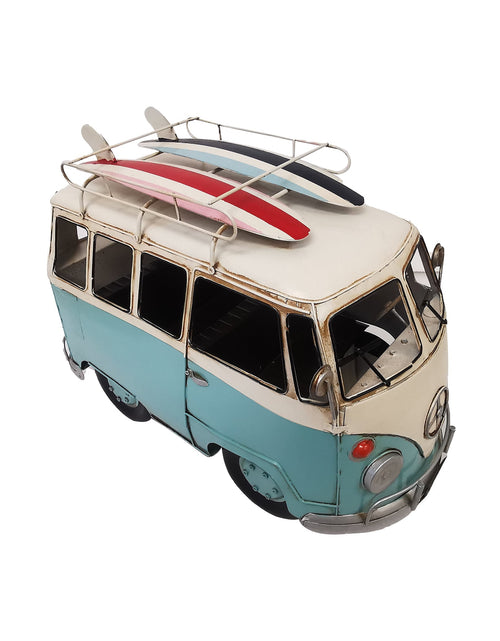 Load image into Gallery viewer, Oversized Vintage VW Bus Metal Model by Peterson Housewares &amp; Artwares
