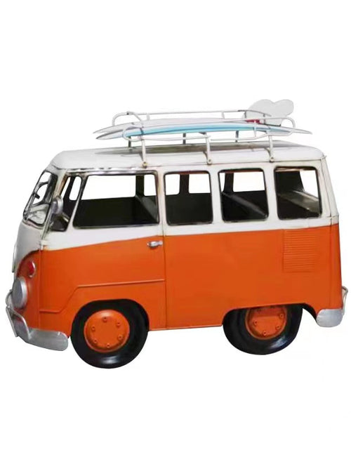 Load image into Gallery viewer, Oversized Vintage VW Bus Metal Model by Peterson Housewares &amp; Artwares
