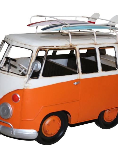 Load image into Gallery viewer, Oversized Vintage VW Bus Metal Model by Peterson Housewares &amp; Artwares
