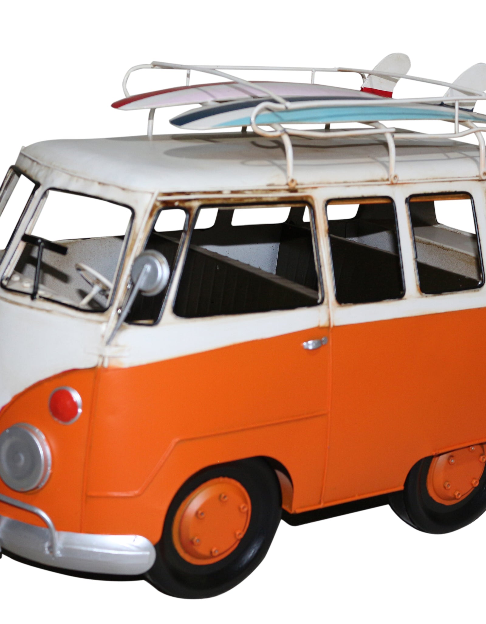 Oversized Vintage VW Bus Metal Model by Peterson Housewares & Artwares