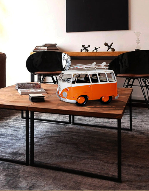Load image into Gallery viewer, Oversized Vintage VW Bus Metal Model by Peterson Housewares &amp; Artwares
