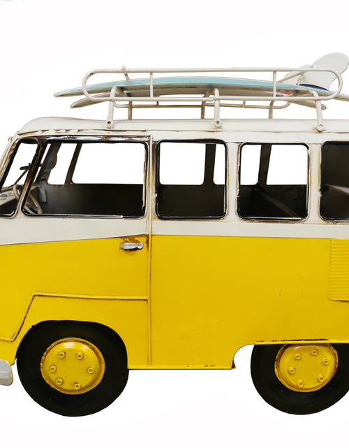 Load image into Gallery viewer, Oversized Vintage VW Bus Metal Model by Peterson Housewares &amp; Artwares

