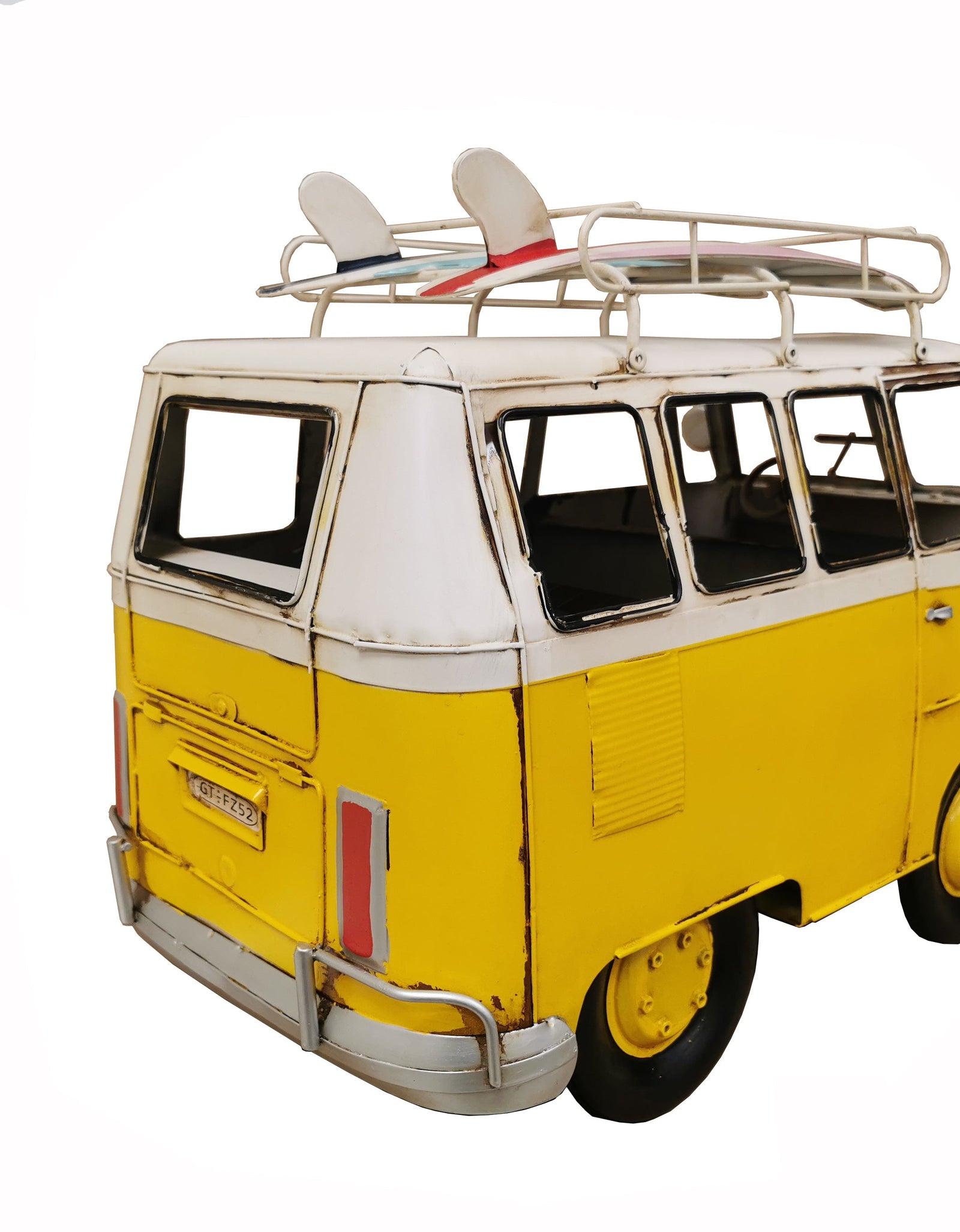 Oversized Vintage VW Bus Metal Model by Peterson Housewares & Artwares