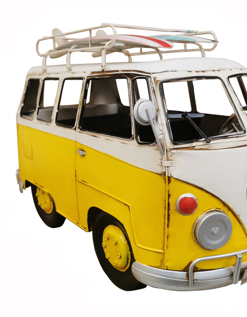 Load image into Gallery viewer, Oversized Vintage VW Bus Metal Model by Peterson Housewares &amp; Artwares

