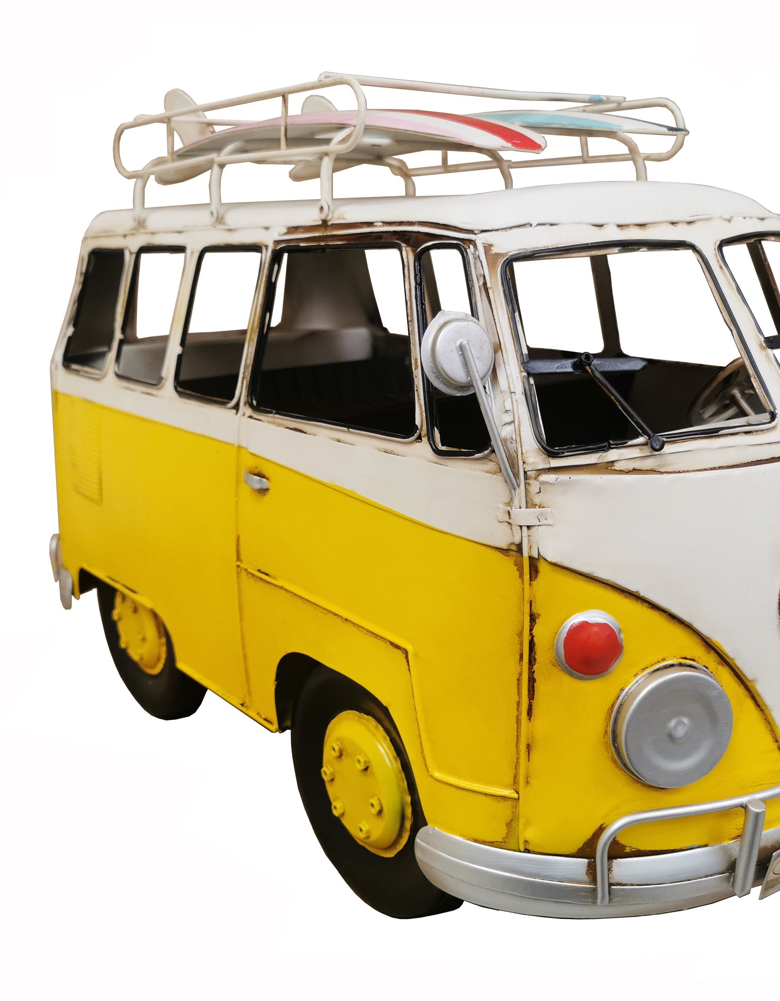 Oversized Vintage VW Bus Metal Model by Peterson Housewares & Artwares