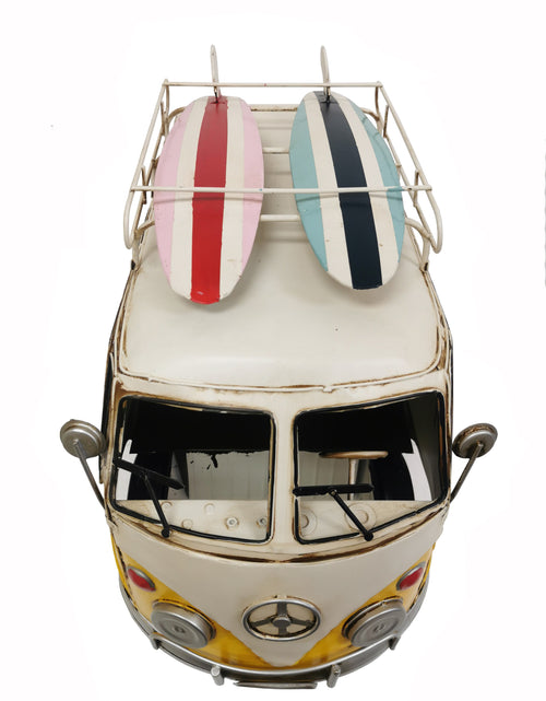 Load image into Gallery viewer, Oversized Vintage VW Bus Metal Model by Peterson Housewares &amp; Artwares
