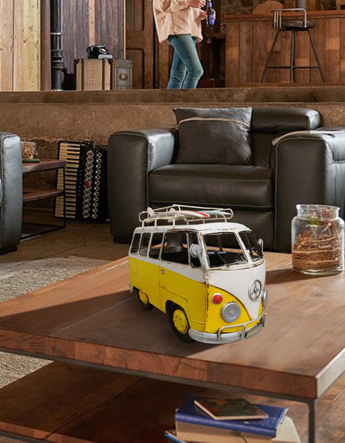 Load image into Gallery viewer, Oversized Vintage VW Bus Metal Model by Peterson Housewares &amp; Artwares

