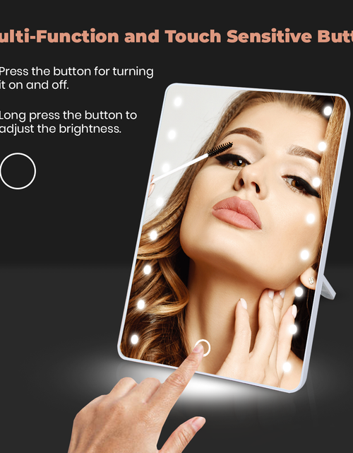 Load image into Gallery viewer, Smart Mirror Touchscreen Makeup Vanity by Pursonic

