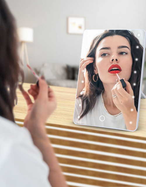 Load image into Gallery viewer, Smart Mirror Touchscreen Makeup Vanity by Pursonic
