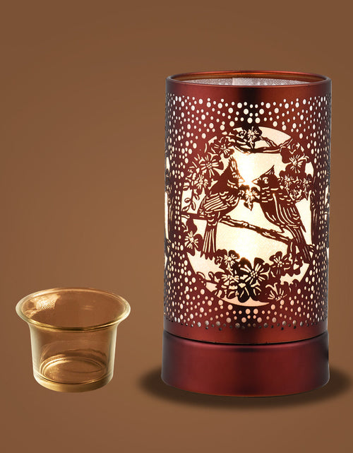 Load image into Gallery viewer, 7" Touch lamp/Oil burner/Wax warmer-  Cardinals by Peterson Housewares &amp; Artwares
