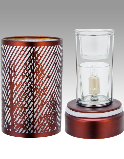 Load image into Gallery viewer, 7" touch lamp-Fragrance Wax Melts Warmer -Electric Candle Essential Oil Burner-Metal Ravine Table decor by Peterson Housewares &amp; Artwares
