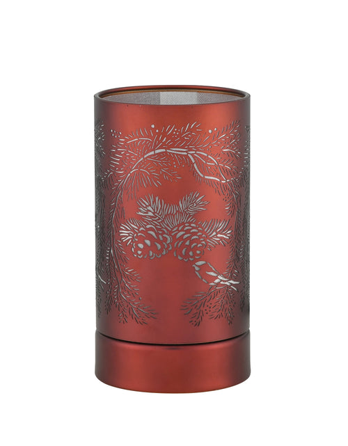 Load image into Gallery viewer, 7" Touch lamp/Oil burner/Wax warmer-Copper Pinecone by Peterson Housewares &amp; Artwares
