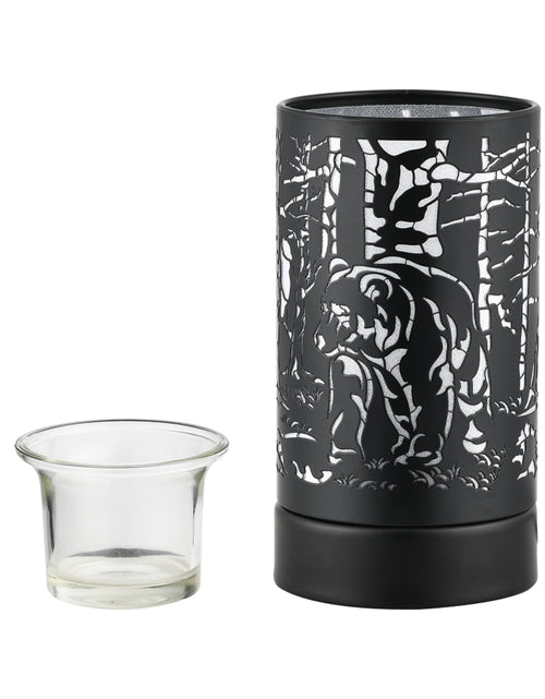 Load image into Gallery viewer, 7" Touch lamp/Oil burner/Wax warmer-Black Bear Family by Peterson Housewares &amp; Artwares
