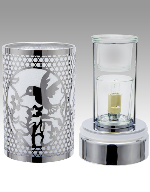 Load image into Gallery viewer, 7" touch lamp-Fragrance Wax Melts Warmer -Electric Candle Essential Oil Burner-Metal Hummingbird Table Decor by Peterson Housewares &amp; Artwares
