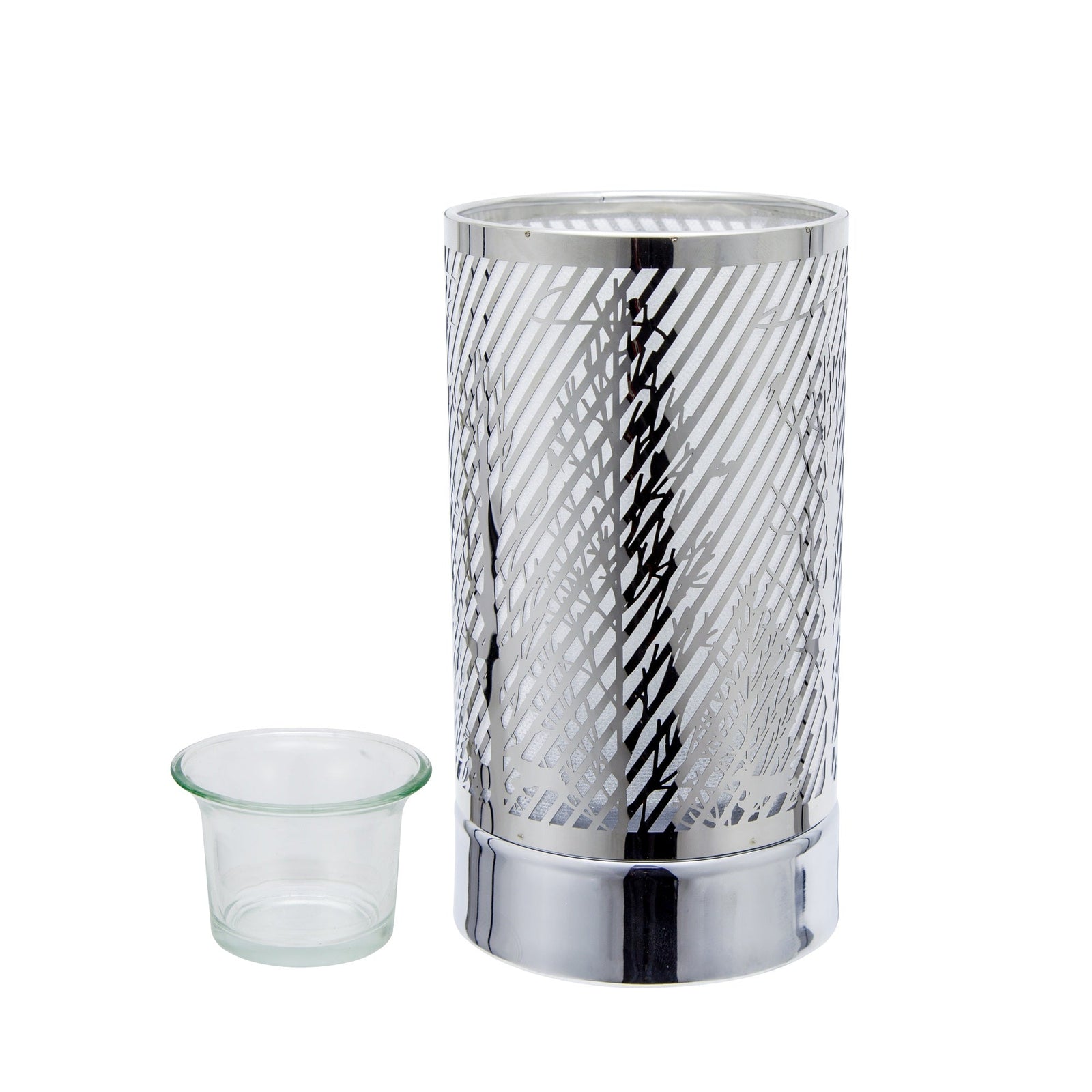 7" touch lamp-Fragrance Wax Melts Warmer -Electric Candle Essential Oil Burner-Metal Ravine Table decor by Peterson Housewares & Artwares