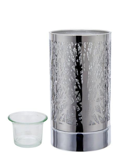 Load image into Gallery viewer, 7" touch lamp-Fragrance Wax Melts Warmer -Electric Candle Essential Oil Burner-Metal Forest Table Decor by Peterson Housewares &amp; Artwares
