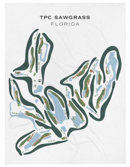 Load image into Gallery viewer, TPC Sawgrass Golf Course, Ponte Verda Beach Florida - Printed Golf Courses by Golf Course Prints
