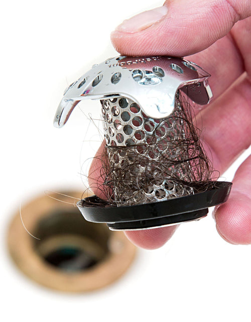 Load image into Gallery viewer, TubShroom Ultra (Stainless) Hair Catcher to Prevent Clogged Tub Drains by TubShroom.com
