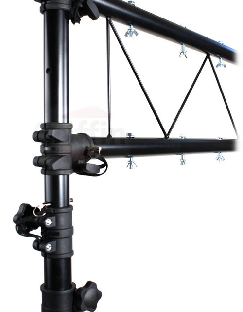 Load image into Gallery viewer, Light Truss Stand System by GRIFFIN - I-Beam Trussing Set &amp; DJ Booth Platform Kit - Hanging Mount by GeekStands.com
