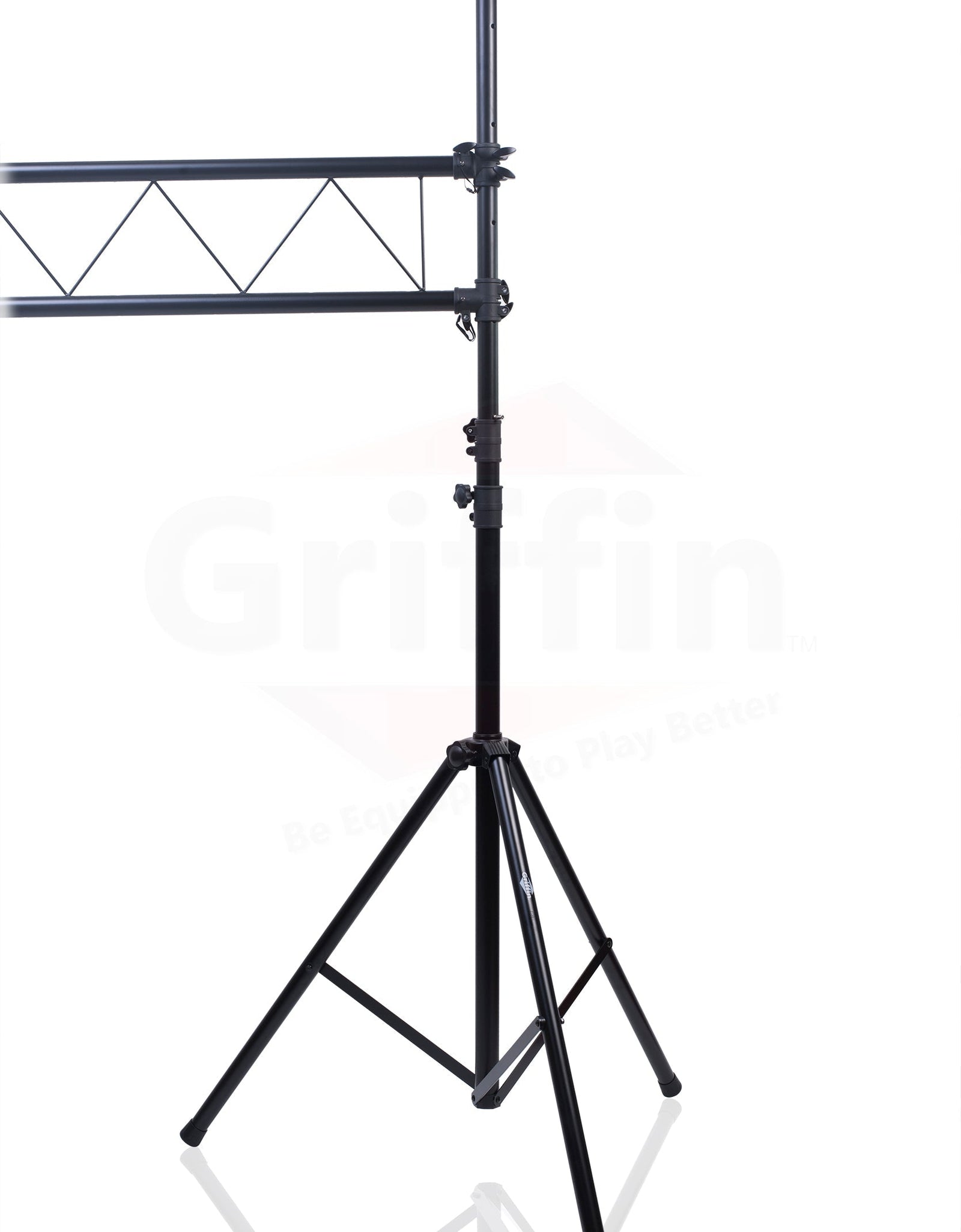 Light Truss Stand System by GRIFFIN - I-Beam Trussing Set & DJ Booth Platform Kit - Hanging Mount by GeekStands.com