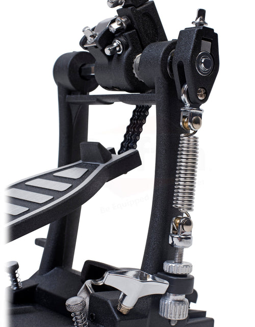 Load image into Gallery viewer, Double Kick Drum Pedal for Bass Drum by GRIFFIN - Deluxe Twin Set Foot Pedal - Quad Sided Beater Heads - Dual Pedal Two Chain Drive Hardware by GeekStands.com
