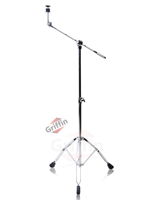 Load image into Gallery viewer, GRIFFIN Cymbal Stand Hardware Pack 4 Piece Set - Full Size Percussion Drum Hardware Kit with Snare Mount, Hi-Hat Pedal, Cymbal Boom, &amp; Straight Stand by GeekStands.com
