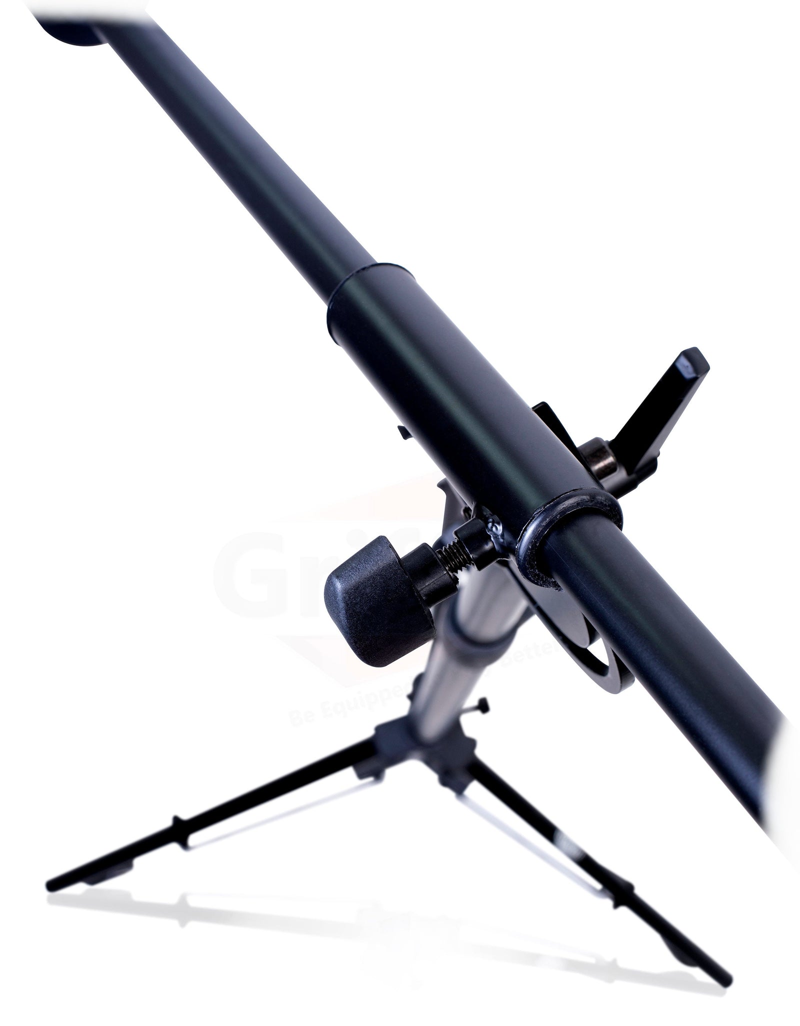 GRIFFIN Professional Studio Microphone Boom Stand with Casters - Extended Height Recording Mic Holder Tripod on Wheels - Tall Telescoping Arm Mount by GeekStands.com