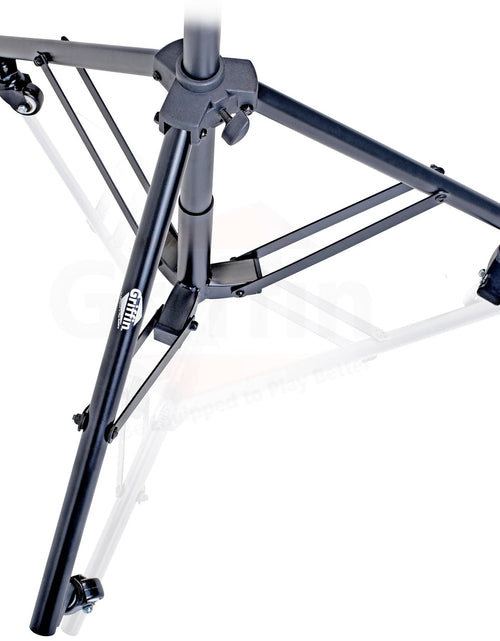Load image into Gallery viewer, GRIFFIN Professional Studio Microphone Boom Stand with Casters - Extended Height Recording Mic Holder Tripod on Wheels - Tall Telescoping Arm Mount by GeekStands.com
