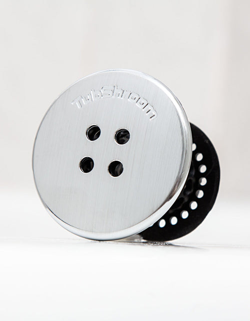 Load image into Gallery viewer, TubShroom® (Black Chrome) The Hair Catcher That Prevents Clogged Tub Drains by TubShroom.com
