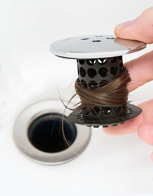 Load image into Gallery viewer, TubShroom® (Black Chrome) The Hair Catcher That Prevents Clogged Tub Drains by TubShroom.com
