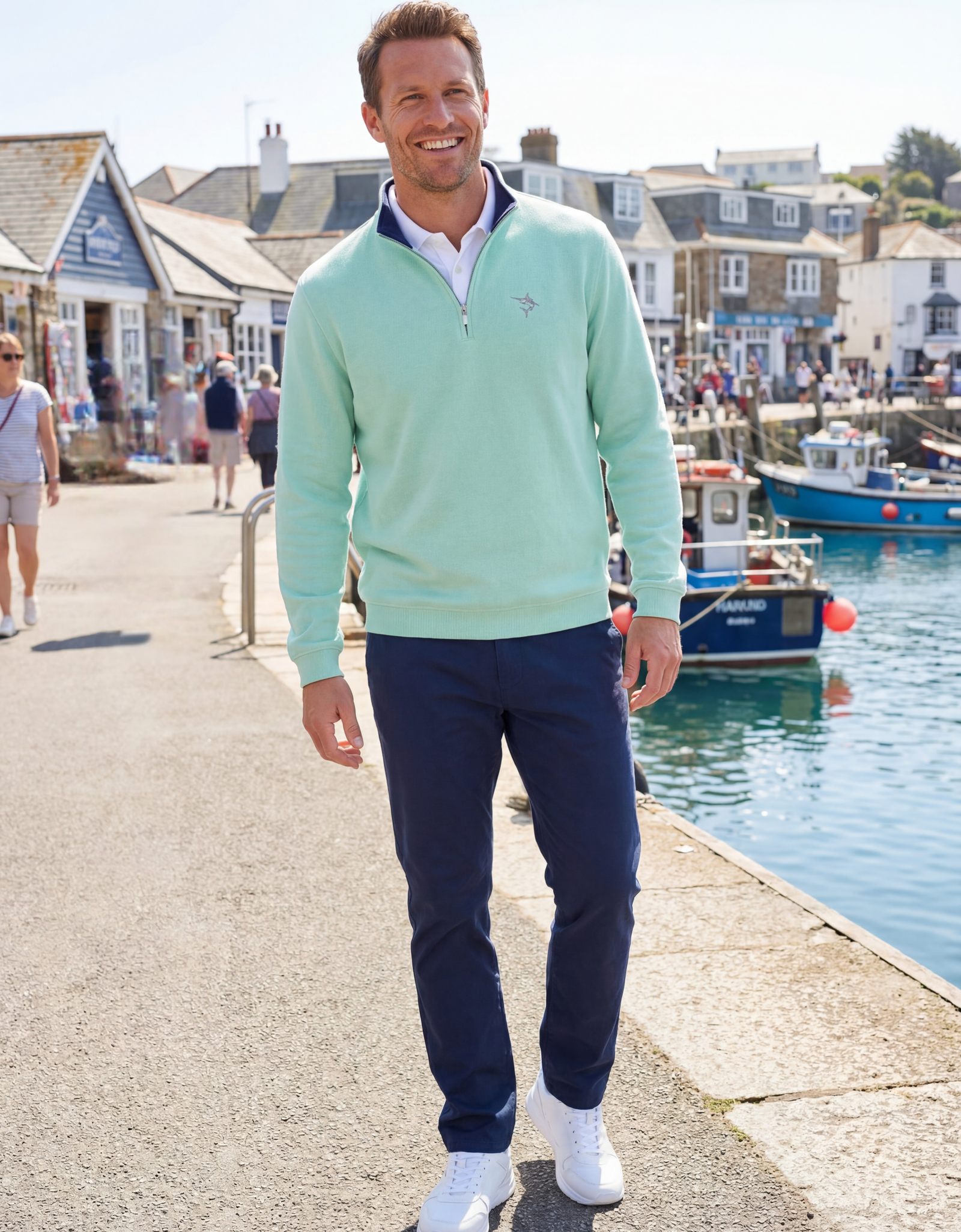 Turnberry Quarter Zip Smooth Knit