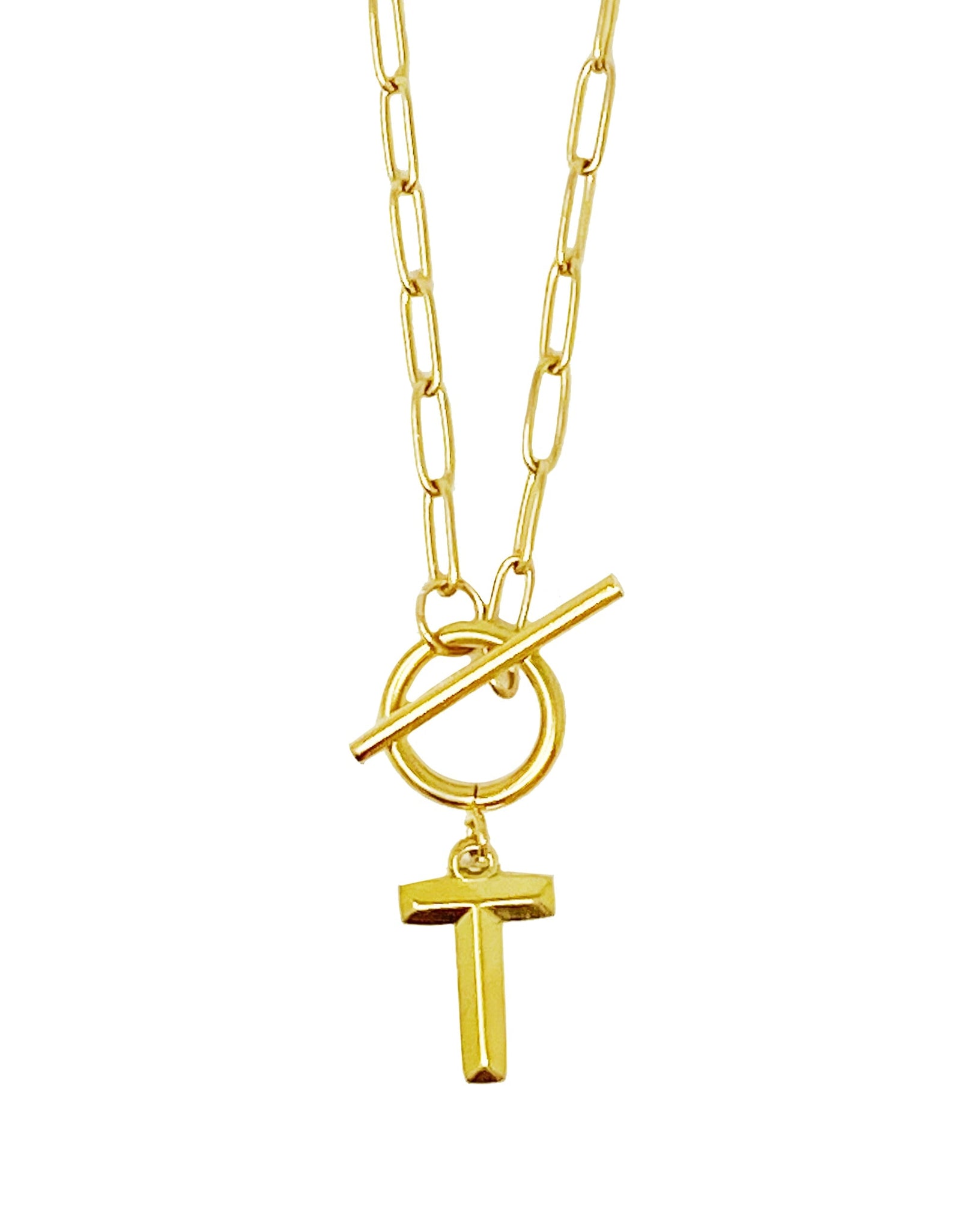 Modern Classic Initial Necklace by Ellisonyoung.com