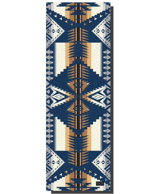 Load image into Gallery viewer, Ascend Yoga Mat Pendleton Eagle Rock Tan Mat by Yune Yoga
