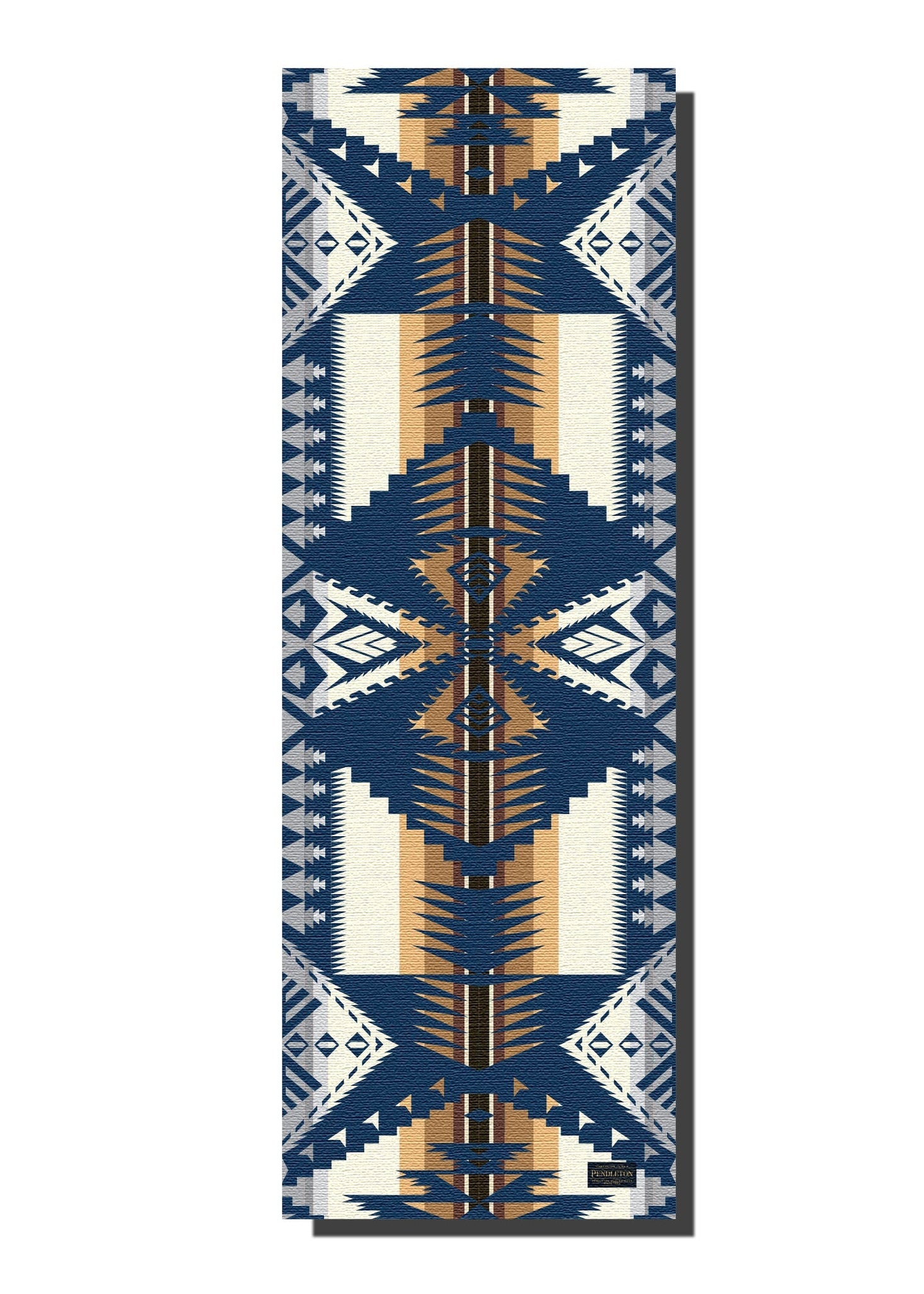 Ascend Yoga Mat Pendleton Eagle Rock Tan Mat by Yune Yoga