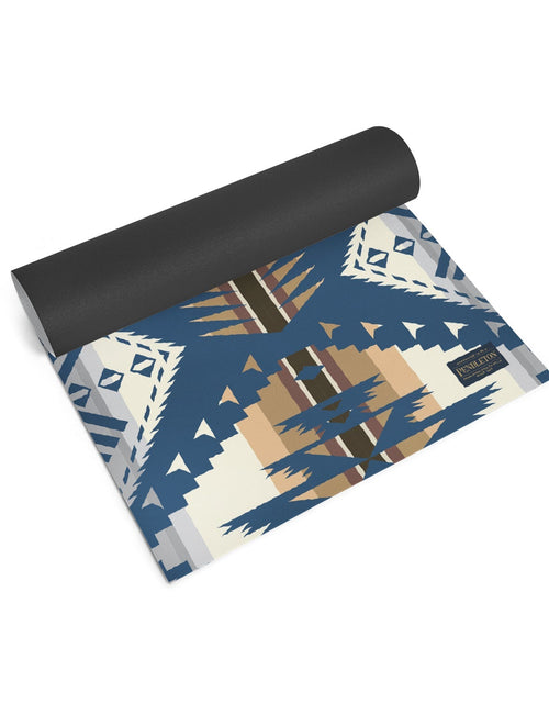 Load image into Gallery viewer, Ascend Yoga Mat Pendleton Eagle Rock Tan Mat by Yune Yoga
