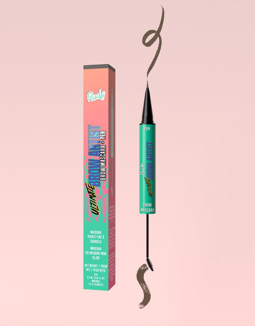 Load image into Gallery viewer, RUDE Ultimate Brow Artist Brow Mascara and Pen - Taupe
